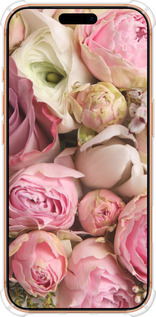 Силикон с усиленными углами чехол Розы v2 для Apple iPhone 17 PRO MAX - 2320sp-4029 изображение 