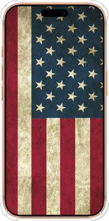 Силикон с усиленными углами чехол Флаг США для Apple iPhone 17 PRO MAX - 395sp-4029 изображение 
