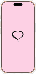 Силикон с усиленными углами чехол Сердце 1 для Apple iPhone 17 PRO MAX - 4730sp-4029 изображение 