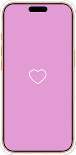 Силикон с усиленными углами чехол Сердце 2 для Apple iPhone 17 PRO MAX - 4863sp-4029 изображение 