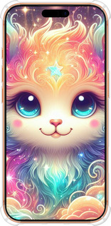 Силикон с усиленными углами чехол Сказочный котенок для Apple iPhone 17 PRO MAX - 5813sp-4029 изображение 