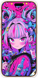 Силикон с усиленными углами чехол Аниме милаха для Apple iPhone 17 PRO MAX - 6314sp-4029 изображение 