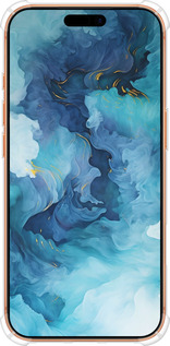 Силикон с усиленными углами чехол Акварель для Apple iPhone 17 PRO MAX - 6320sp-4029 изображение 