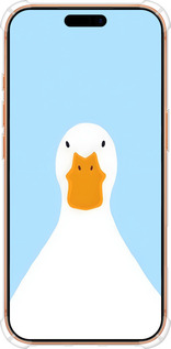 Силикон с усиленными углами чехол Гусь для Apple iPhone 17 PRO MAX - 6350sp-4029 изображение 