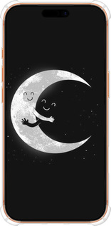 Силикон с усиленными углами чехол Лунные объятия для Apple iPhone 17 PRO MAX - 6508sp-4029 изображение 
