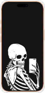 Силикон с усиленными углами чехол Скелет делает Selfie для Apple iPhone 17 PRO MAX - 6535sp-4029 изображение 