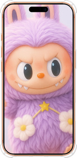 Силикон с усиленными углами чехол Лабубу для Apple iPhone 17 PRO MAX - 6708sp-4029 изображение 