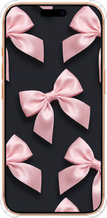 Силикон с усиленными углами чехол Coquette Ribbons Dark Coquette для Apple iPhone 17 PRO MAX - 6767sp-4029 изображение 