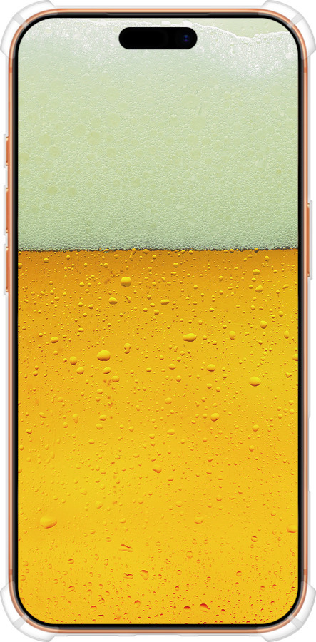 Силикон с усиленными углами чехол Пиво для Apple iPhone 17 PRO MAX - 1145sp-4029 изображение 