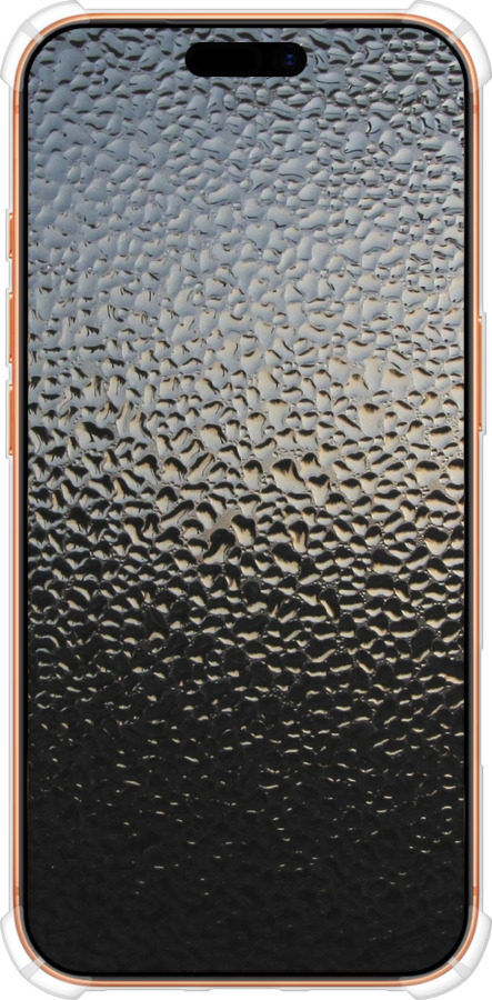 Силикон с усиленными углами чехол Мокрое стекло для Apple iPhone 17 PRO MAX - 245sp-4029 изображение 