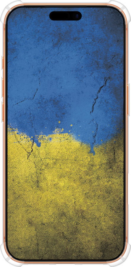 Силикон с усиленными углами чехол Флаг Украины 2 для Apple iPhone 17 PRO MAX - 401sp-4029 изображение 