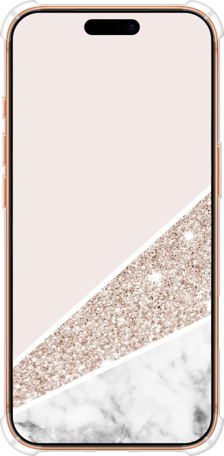 Силикон с усиленными углами чехол Пастельный мрамор для Apple iPhone 17 PRO MAX - 4342sp-4029 изображение 