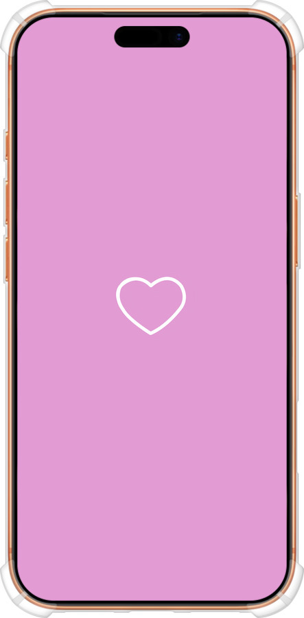 Силикон с усиленными углами чехол Сердце 2 для Apple iPhone 17 PRO MAX - 4863sp-4029 изображение 