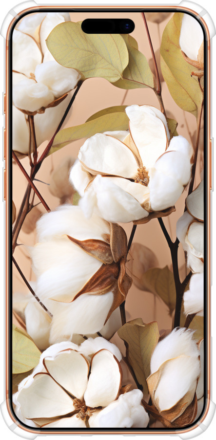 Силикон с усиленными углами чехол Хлопок для Apple iPhone 17 PRO MAX - 5665sp-4029 изображение 