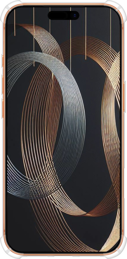 Силикон с усиленными углами чехол Симфония для Apple iPhone 17 PRO MAX - 5835sp-4029 изображение 