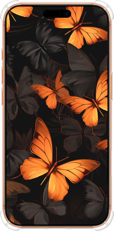 Силикон с усиленными углами чехол Чехол для телефона для Apple iPhone 17 PRO MAX - 5956sp-4029 изображение 