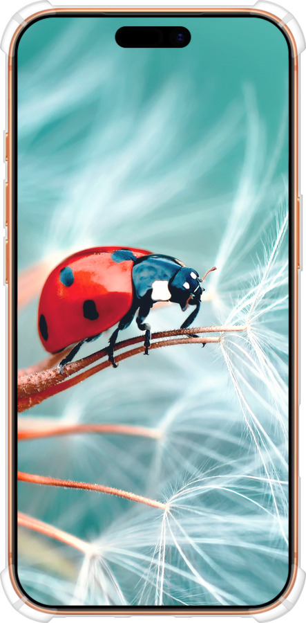 Силикон с усиленными углами чехол Божья коровка для Apple iPhone 17 PRO MAX - 6049sp-4029 изображение 