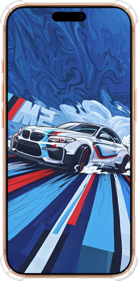 Силикон с усиленными углами чехол БМВ для Apple iPhone 17 PRO MAX - 6292sp-4029 изображение 