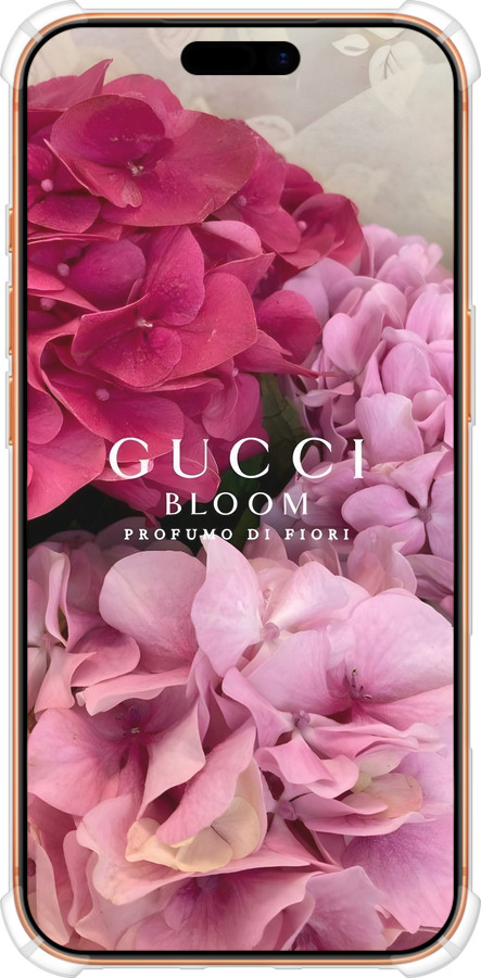 Силикон с усиленными углами чехол Гучи для Apple iPhone 17 PRO MAX - 6341sp-4029 изображение 