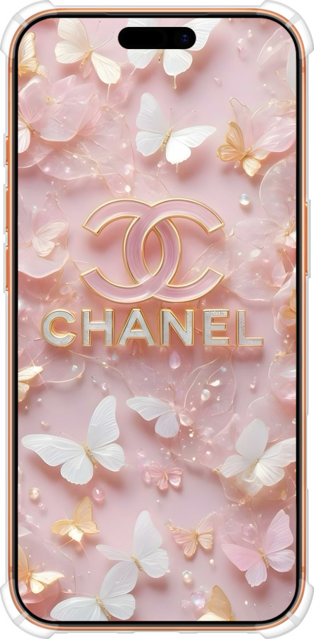 Силикон с усиленными углами чехол Шанель для Apple iPhone 17 PRO MAX - 6366sp-4029 изображение 