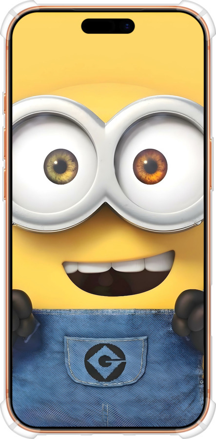 Силикон с усиленными углами чехол Миньон для Apple iPhone 17 PRO MAX - 6389sp-4029 изображение 