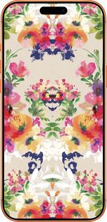 Силіконовий чехол Квітковий візерунок для Apple iPhone 17 PRO MAX - 1083u-4029 изображение 