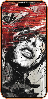 Силиконовый чехол Лицо девушки для Apple iPhone 17 PRO MAX - 1162u-4029 изображение 