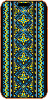 Силиконовый чехол Вышиванка 39 для Apple iPhone 17 PRO MAX - 1173u-4029 изображение 