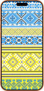 Силиконовый чехол Вышиванка 40 для Apple iPhone 17 PRO MAX - 1174u-4029 изображение 