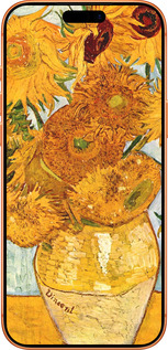 Силиконовый чехол Винсент Ван Гог. Подсолнухи для Apple iPhone 17 PRO MAX - 162u-4029 изображение 