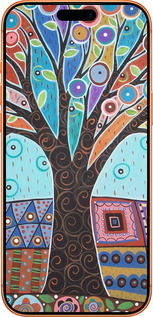 Силиконовый чехол Арт-дерево для Apple iPhone 17 PRO MAX - 4008u-4029 изображение 