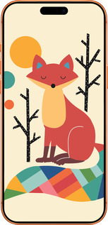 Силиконовый чехол Rainbow fox для Apple iPhone 17 PRO MAX - 4010u-4029 изображение 