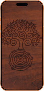 Силиконовый чехол Узор дерева для Apple iPhone 17 PRO MAX - 4119u-4029 изображение 