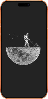 Силиконовый чехол Moon in dark для Apple iPhone 17 PRO MAX - 4176u-4029 изображение 
