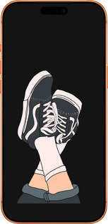 Силиконовый чехол Кеды для Apple iPhone 17 PRO MAX - 4265u-4029 изображение 