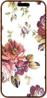 Силиконовый чехол Vintage flowers для Apple iPhone 17 PRO MAX - 4333u-4029 изображение 