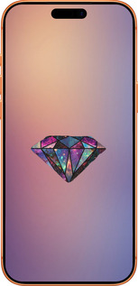 Силиконовый чехол Диамант для Apple iPhone 17 PRO MAX - 4352u-4029 изображение 