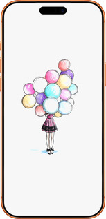 Силиконовый чехол Шарики для Apple iPhone 17 PRO MAX - 4387u-4029 изображение 