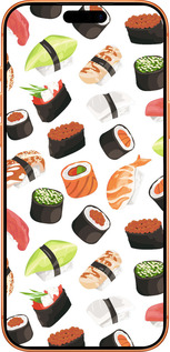 Силиконовый чехол Суши для Apple iPhone 17 PRO MAX - 4404u-4029 изображение 