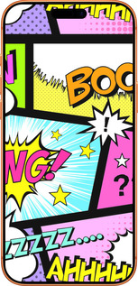 Силиконовый чехол Комикс 1 для Apple iPhone 17 PRO MAX - 4407u-4029 изображение 