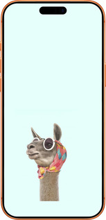 Силиконовый чехол Модная лама для Apple iPhone 17 PRO MAX - 4479u-4029 изображение 