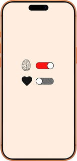 Силиконовый чехол Любовь и ум для Apple iPhone 17 PRO MAX - 4553u-4029 изображение 