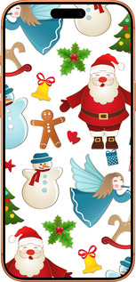 Силиконовый чехол Новогодний 1 для Apple iPhone 17 PRO MAX - 4614u-4029 изображение 