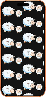 Силиконовый чехол Овечки1 для Apple iPhone 17 PRO MAX - 4637u-4029 изображение 