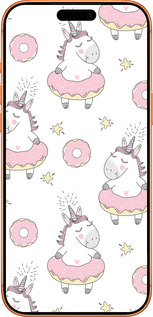 Силиконовый чехол Единорожки для Apple iPhone 17 PRO MAX - 4659u-4029 изображение 