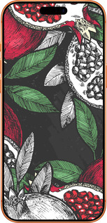 Силиконовый чехол Гранат для Apple iPhone 17 PRO MAX - 4692u-4029 изображение 