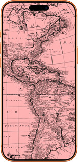 Силиконовый чехол Карта для Apple iPhone 17 PRO MAX - 4794u-4029 изображение 