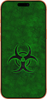 Силиконовый чехол biohazard 30 для Apple iPhone 17 PRO MAX - 4848u-4029 изображение 