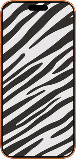 Силиконовый чехол Классическая зебра для Apple iPhone 17 PRO MAX - 4874u-4029 изображение 