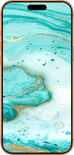 Силиконовый чехол Мраморный для Apple iPhone 17 PRO MAX - 4895u-4029 изображение 